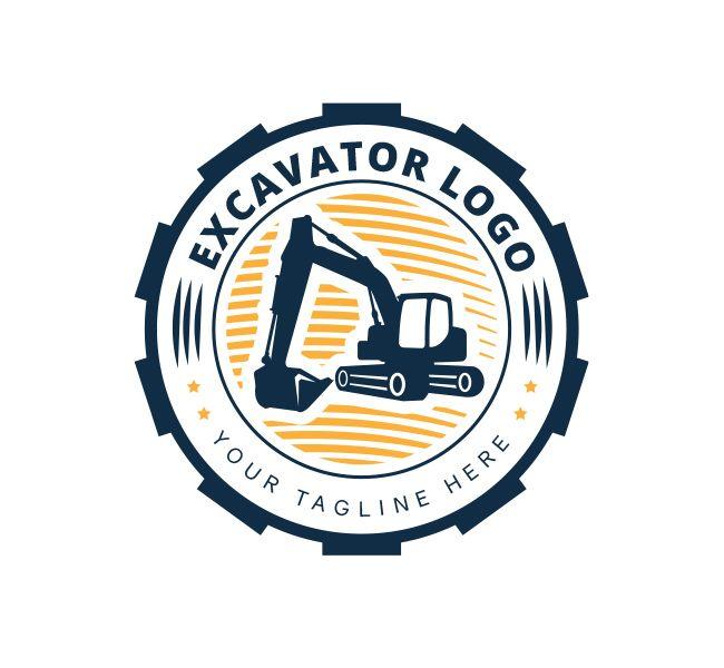Excavator Logo - Excavator Logo & Business Card Template - The Design Love