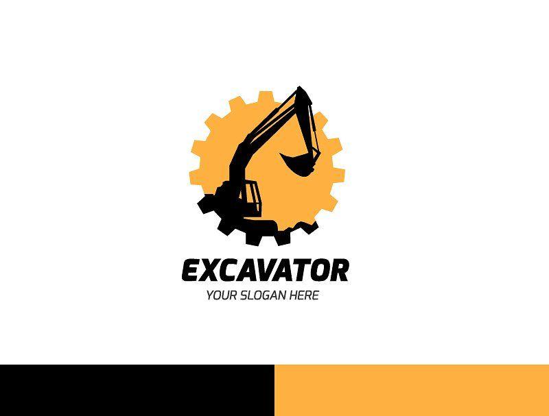 Excavator Logo - Excavator Logo. mining logo. Excavator logo, Logos, Mining