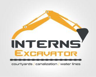 Excavator Logo - Excavator Logo Designed