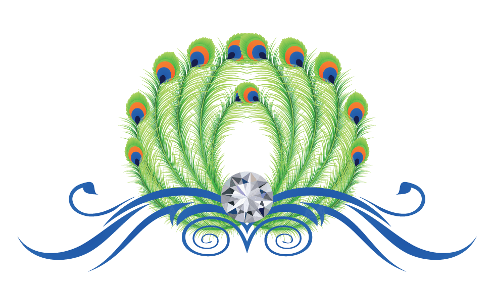 Peacock Logo - Design Free Logo: Peacock feathers Online Logo Template