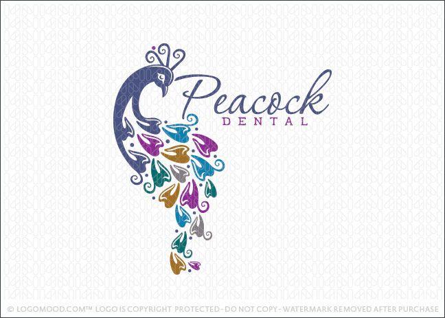 Peacock Logo - Readymade Logos Peacock Dental