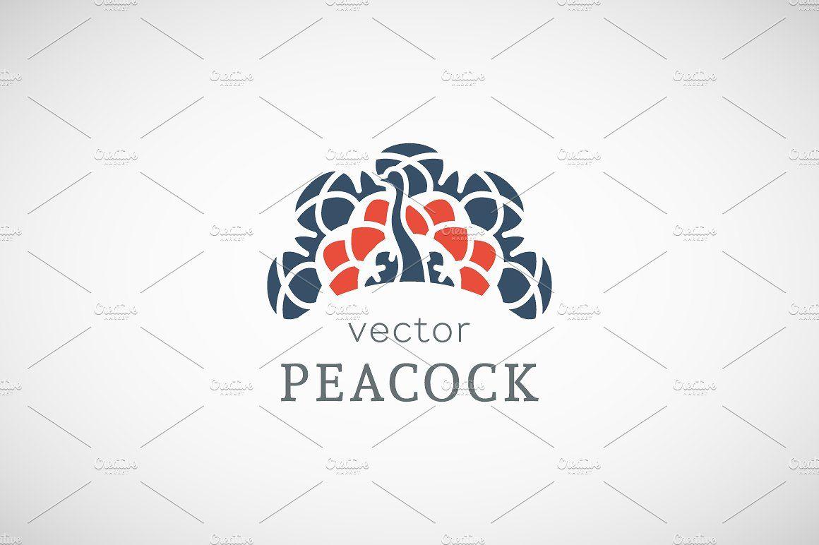 Peacock Logo - Peacock Logo Logo Templates Creative Market