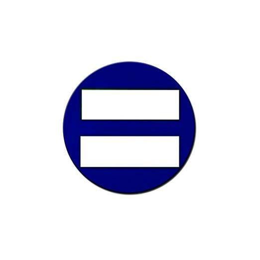 Equality Logo - Equality Symbol 1.25 Button: Clothing