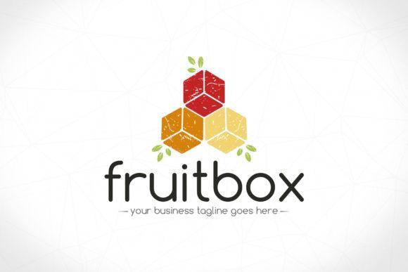 Fruits Logo - Cube Fruits Logo Template Graphic