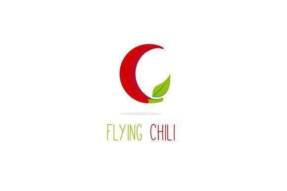 Trapezoid Logo - Flying Chili. Creative C letter Logo