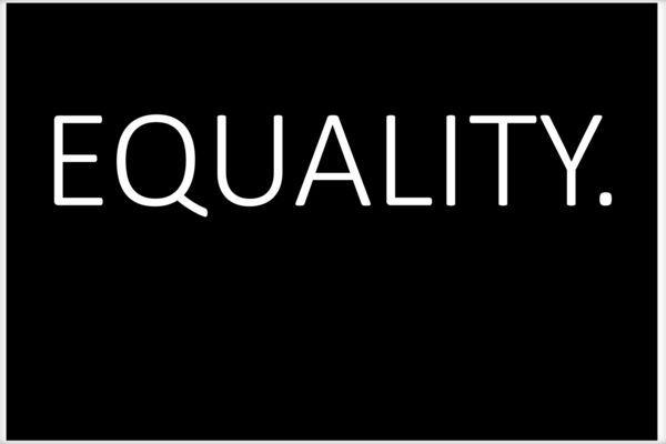 Equality Logo - Simple Equality. Logo Poster | TeeShirtPalace