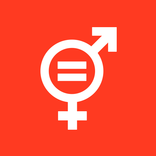 Equality Logo - Goal 5: Gender Equality. The Worlds Largest Lesson