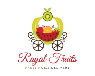 Fruits Logo - Royal Fruits home delivery service Designed by dalia | BrandCrowd
