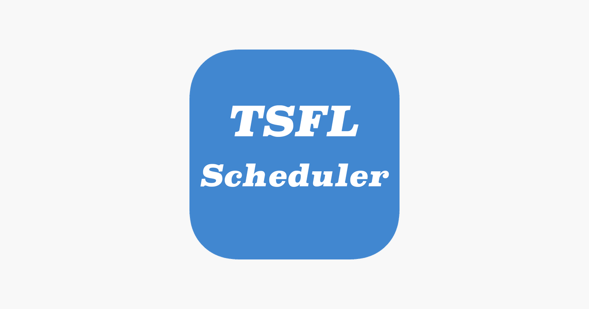 TSFL Logo - TSFL Scheduler on the App Store