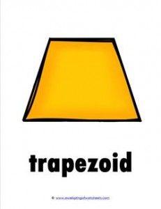 Trapezoid Logo - Plane Shape Cards in Color