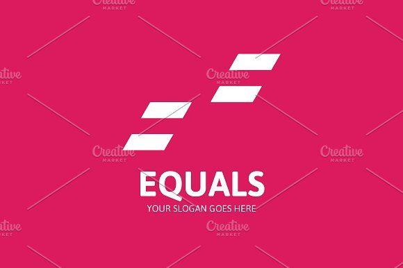 Equality Logo - Equals Equality Logo Logo Templates Creative Market