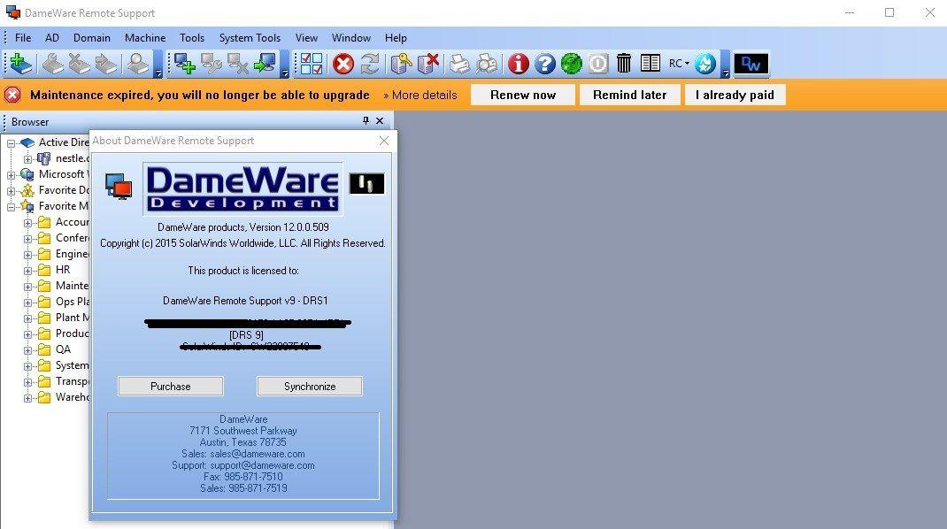 Deamware Logo - Hide maintenance banners in Dameware - SolarWinds Worldwide, LLC ...