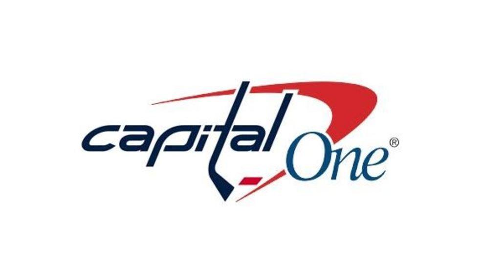 Caps Logo - Capital One changes website logo to support Caps ahead of Stanley