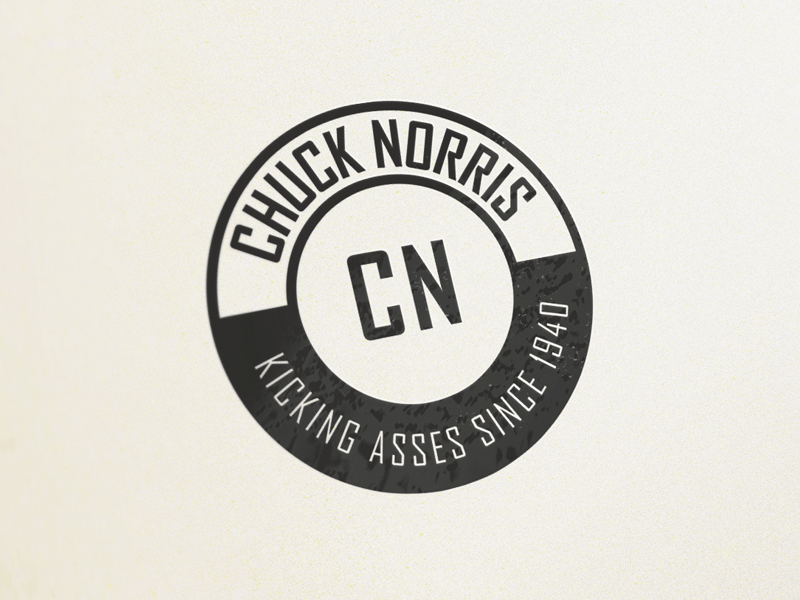 Norris Logo - Chuck Norris Logo by Usama Awan | Dribbble | Dribbble