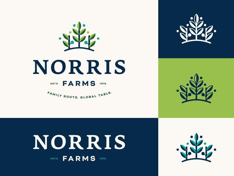Norris Logo - Norris Farms - Logo Variants by Murmur Creative | Dribbble | Dribbble