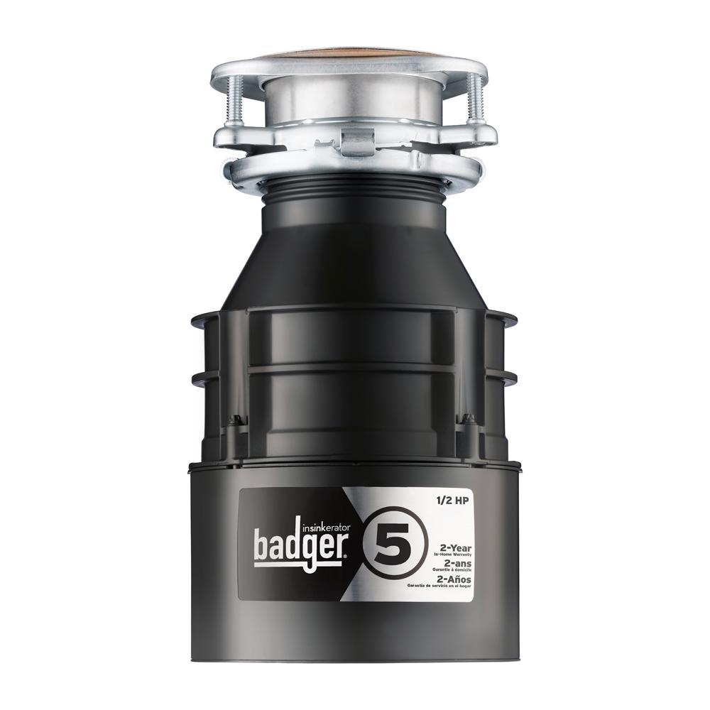 InSinkErator Logo - InSinkErator 1/2 HP Badger 5 Continuous Feed Garbage Disposal-BADGER ...