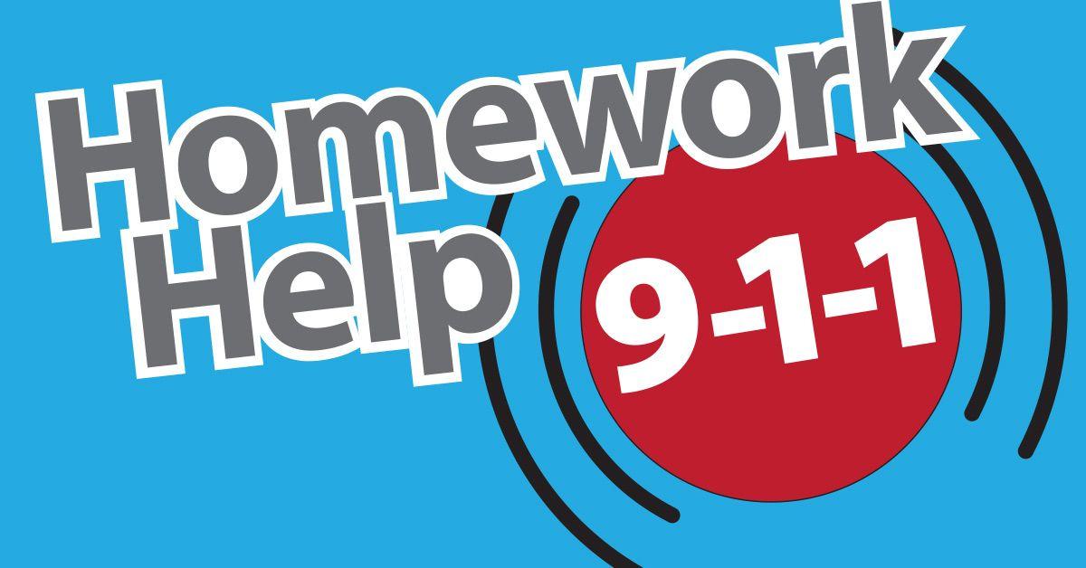 Homework Logo - Massachusetts Libraries - Homework 9-1-1 for Elementary Students