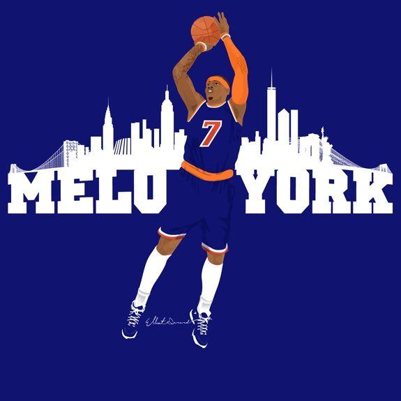 Carmelo Logo - Carmelo Anthony x New York 'Melo York' Tee – Hooped Up