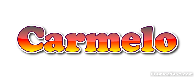 Carmelo Logo - Carmelo Logo. Free Name Design Tool from Flaming Text