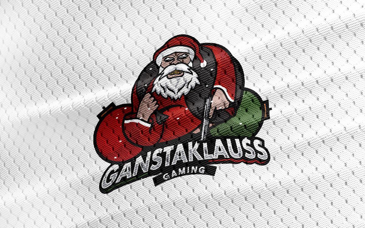 Ganster Logo - Spectacular Gangster Santa Claus eSports Logo