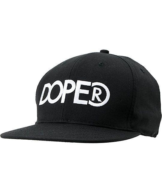Doper Logo - Dope Couture Doper Black Snapback Hat | Zumiez