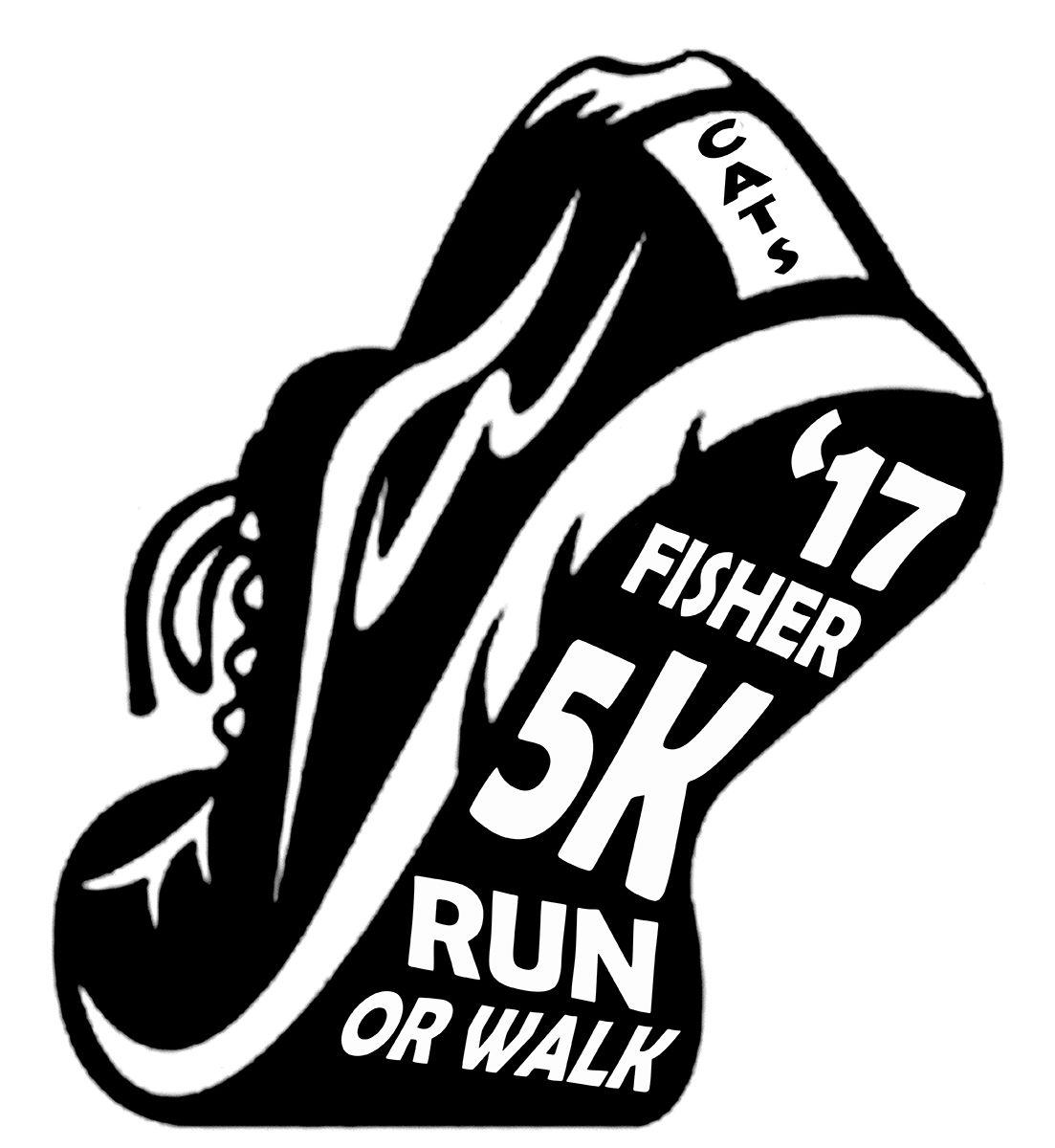 5K Logo - Fisher Elementary PTO Plans 5K Run Walk For April 29. Bobcats