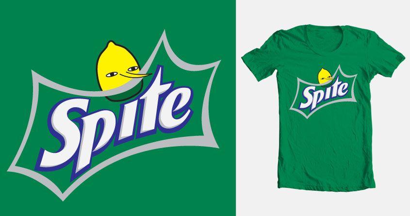 Spite Logo - Score Spite Soda by Jeikoo on Threadless
