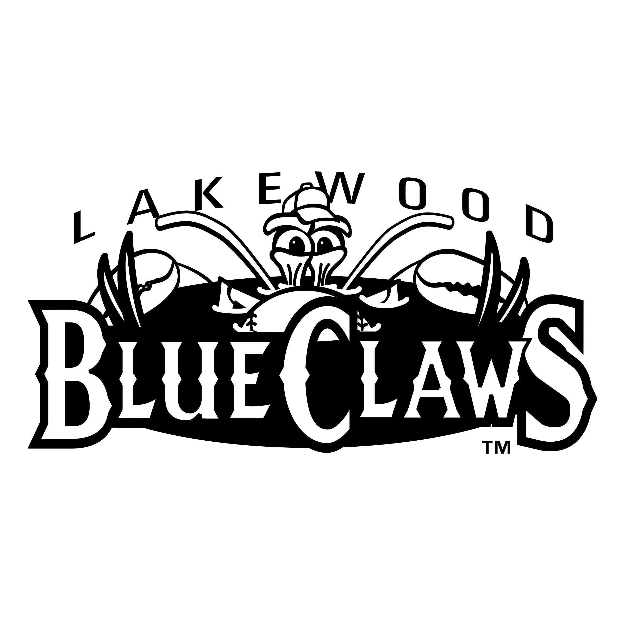 Lakewood Logo - Lakewood BlueClaws Logo PNG Transparent & SVG Vector - Freebie Supply