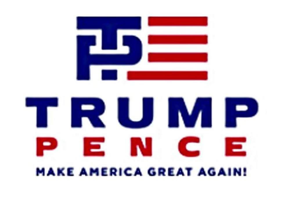 President Logo - Donald Trump and Mike Pence's campaign logo is mocked on social