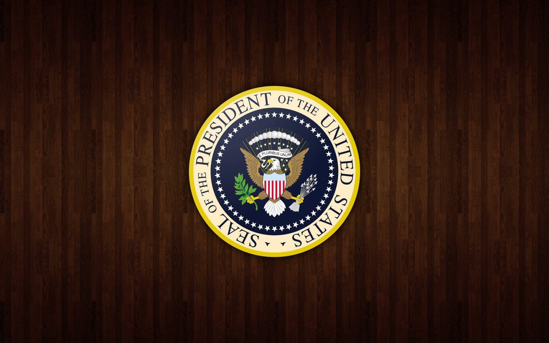 President Logo - shield united states president logo wood HD wallpaper