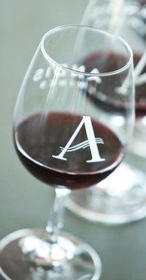 Andis Logo - Andis Wines - Products - Andis Logo Wine Glass