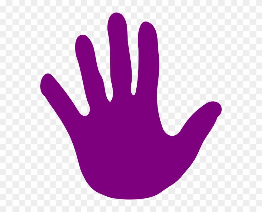 Handprint Logo - Handprint Clipart Purple - Purple Hand Gang Logo - Free Transparent ...