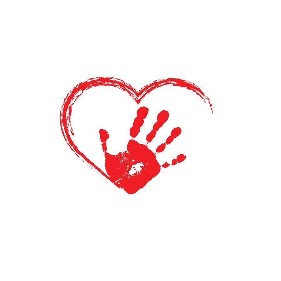 Handprint Logo - Entry #19 by heronmoy for Handprint logo | Freelancer