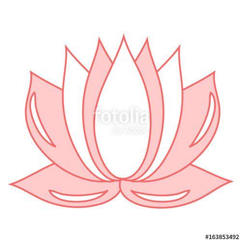 Enlightenment Logo - Lotus. The pink flower is a symbol of purity and enlightenment. You ...
