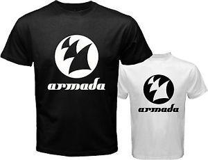 Armada Logo - ARMIN VAN BUUREN - Armada Logo Eletro Music Men's White Black T ...