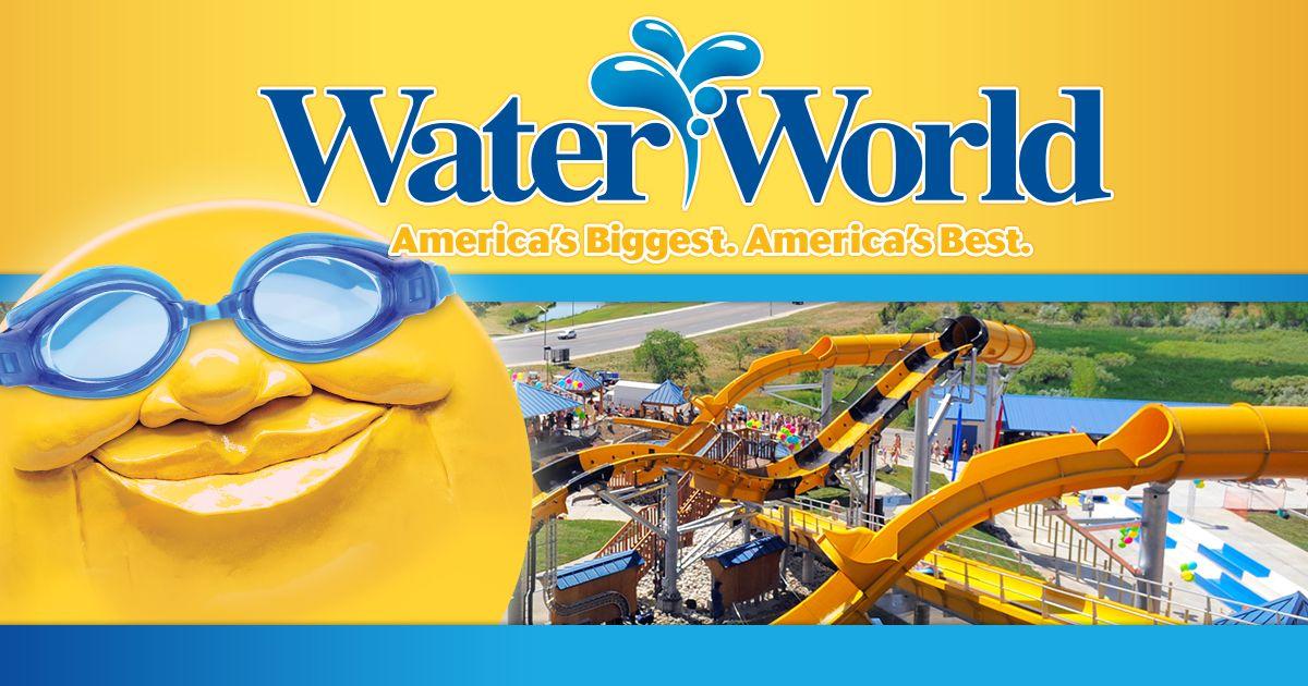 Waterworld Logo - Water World | Outdoor Family Water Park | Denver, CO