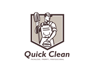 Janitor Logo - Logopond - Logo, Brand & Identity Inspiration (Quick Clean Janitor ...