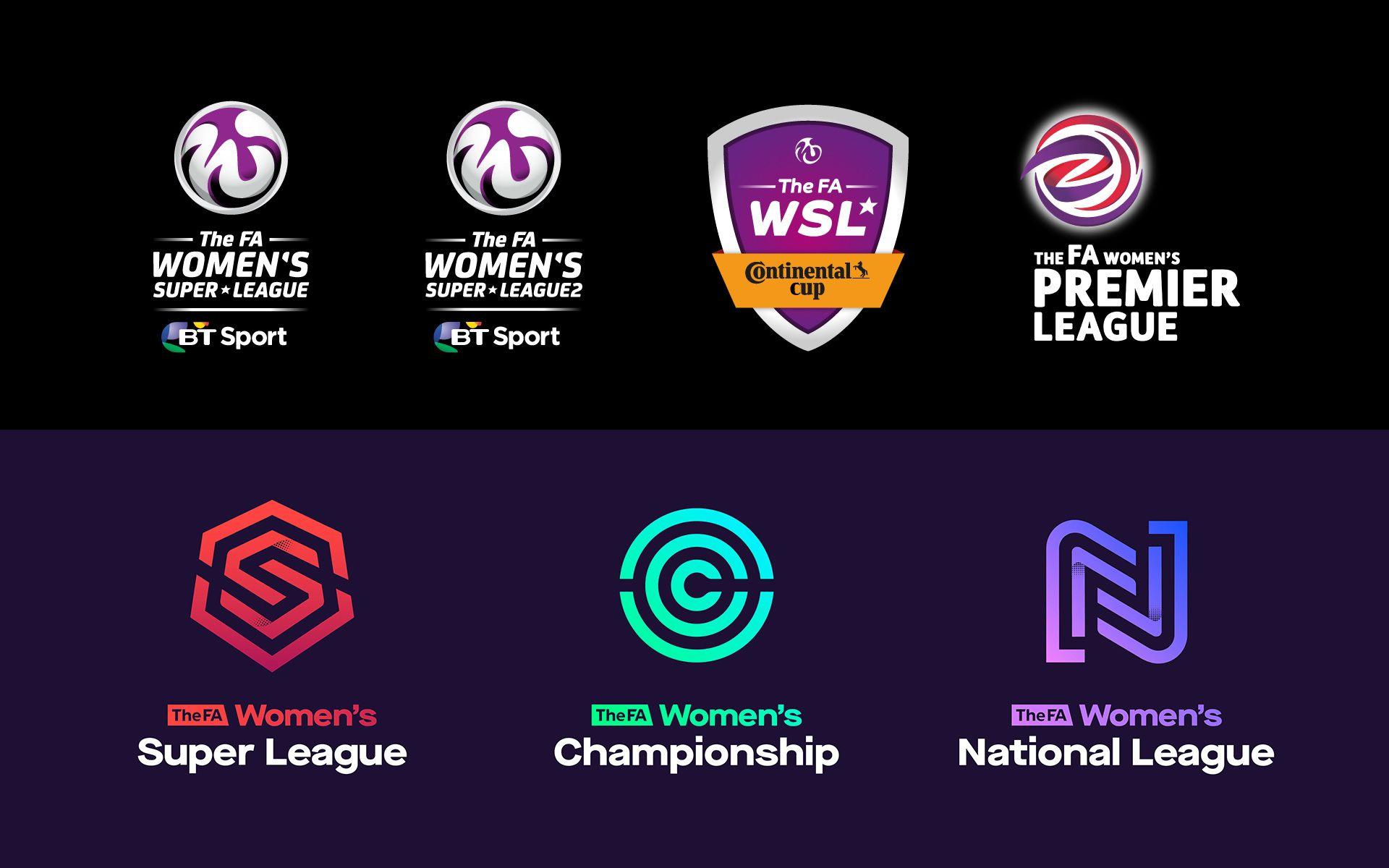 League Logo - Brand New: New Logos and Identity for FA Women's Leagues by Nomad