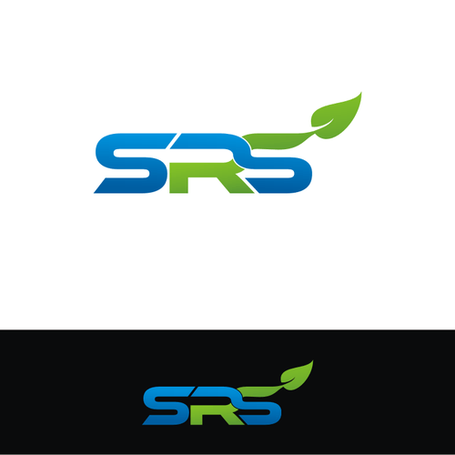 Srs letter logo design simple and modern Vector Image