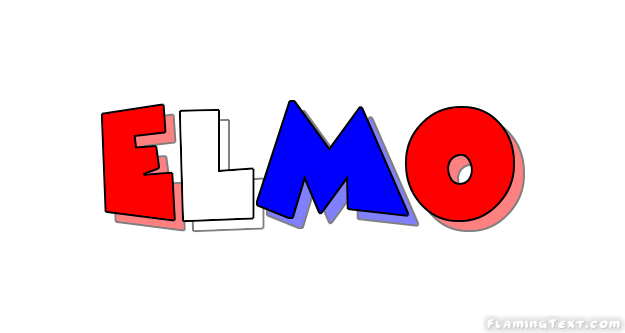 Elmo Logo - United States of America Logo | Free Logo Design Tool from Flaming Text