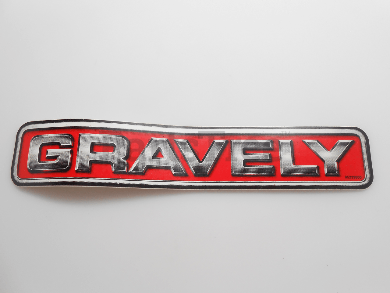 Gravely Logo - Gravely Part 05239800, DECAL- 6.5 GRAVELY LOGO | PartsTree.com