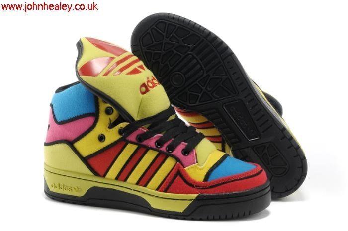 Yellow Shoe with Wing Logo - Adidas Jeremy Scott, Adidas Shoes Store. Online Store Offers