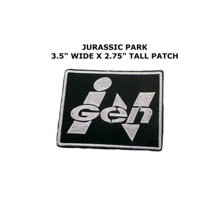 Ingen Logo - Jurassic Park InGen Logo Iron Sew On Embroidered Patch