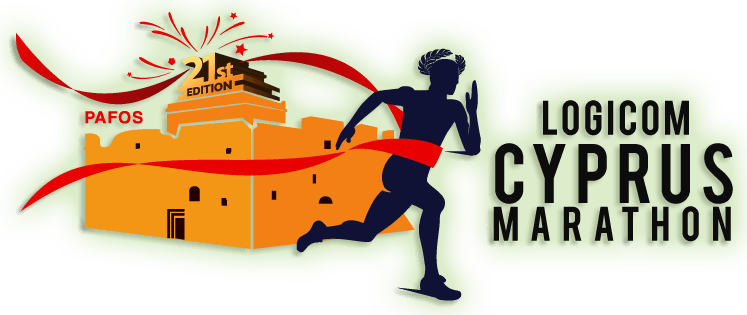 Marathon-Running Logo - 21st Logicom Cyprus Marathon March 2019