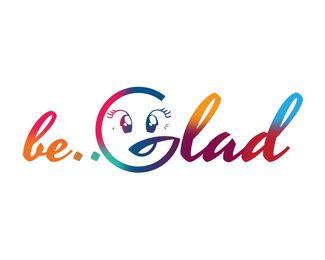 Glad Logo - Be Glad Designed
