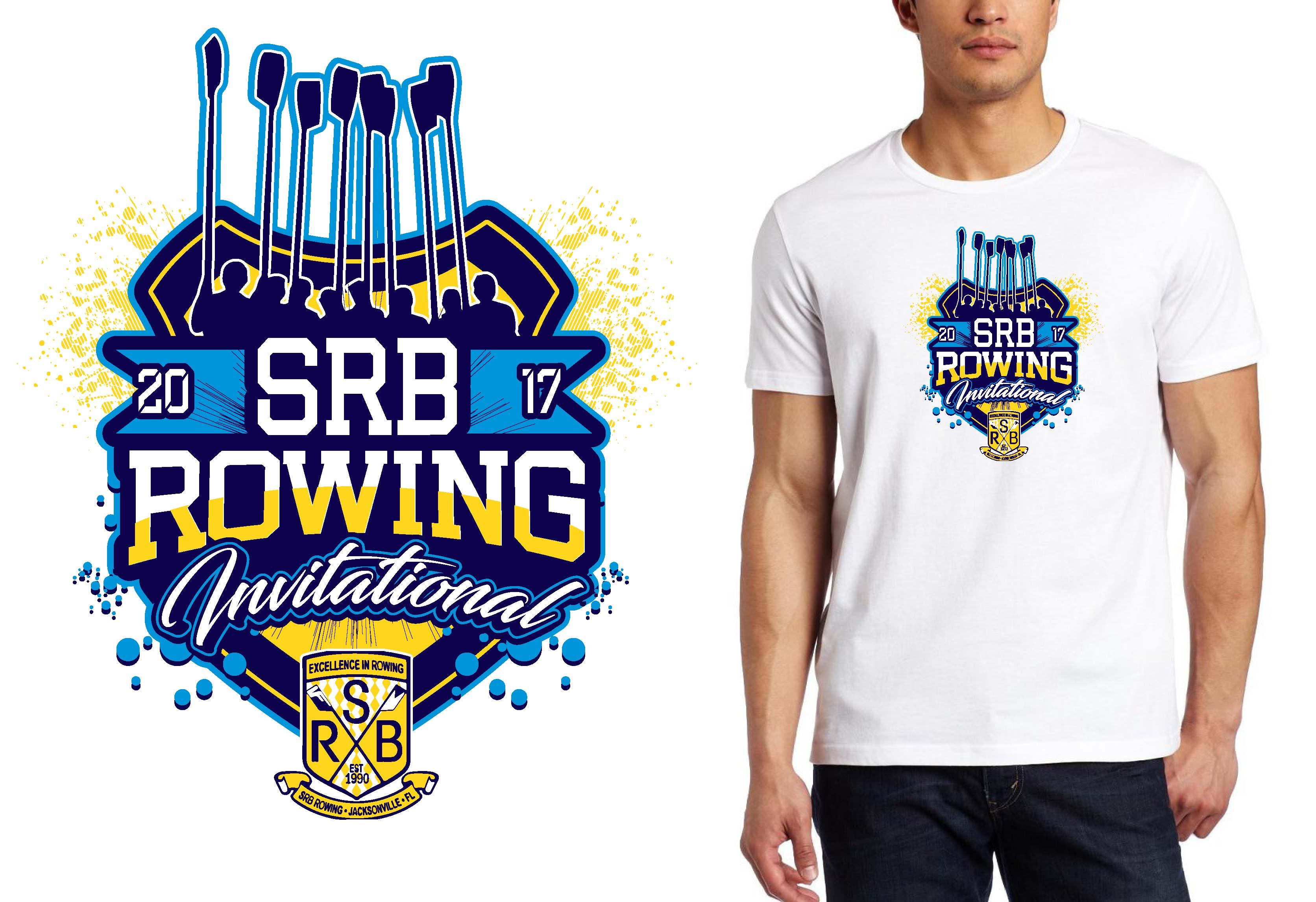 SRB Logo - ROWING REGATTA TSHIRT LOGO DESIGN SRB-Rowing-Invitational ...
