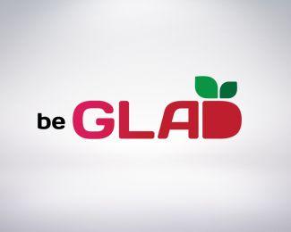 Glad Logo - Be Glad Designed by HarshC | BrandCrowd