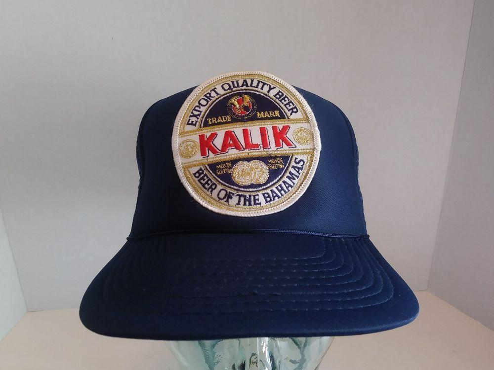 Kamik Logo - VTG Kamik Beer Trucker Hat SnapBack Embroidered Logo Patch Cap ...