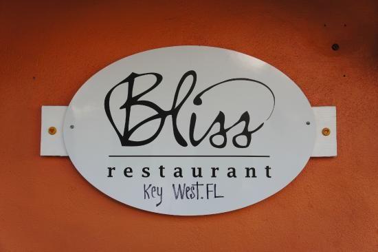 Bliss Logo - Bliss logo - Picture of Bliss Restaurant Key West, Key West ...