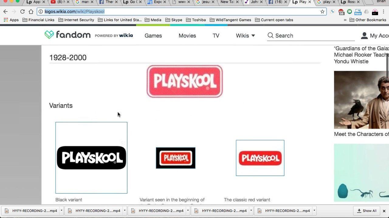 Playskool Logo - NEW POSSIBLE Mandela Effect - Playskool logo, the Os are merged now ...